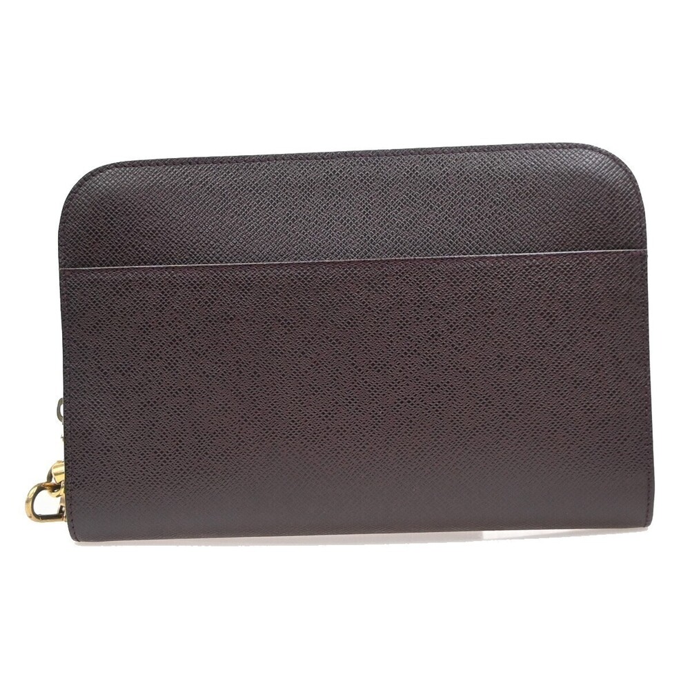 Louis Vuitton Pochette Baikal Clutch Taiga Leather